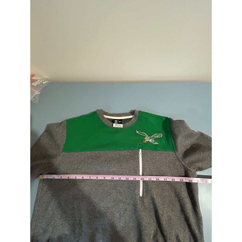 Nike Philadelphia Eagles Icon kelly green sweatshirt size M crewneck - Picture 6 of 7